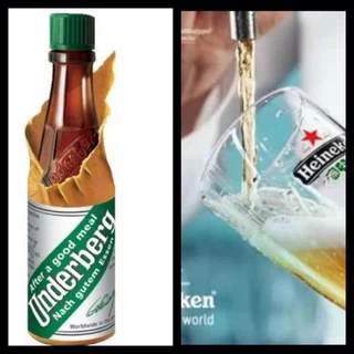 1 Underberg + 1 korsó Heineken